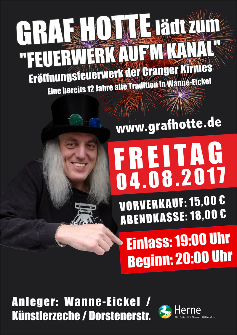 Feuerwerk auf´m Kanal